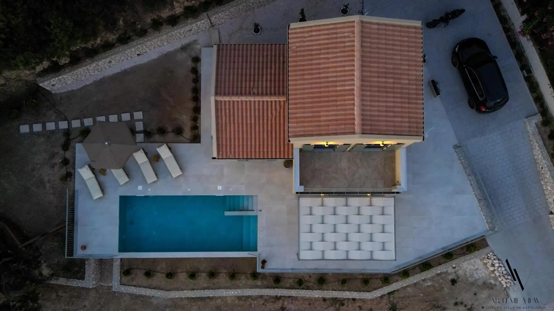 Luxury Villa Artemis Pool, Jacuzzi, Peace & Perfect Sunsets In Kefalonia 스보로나타