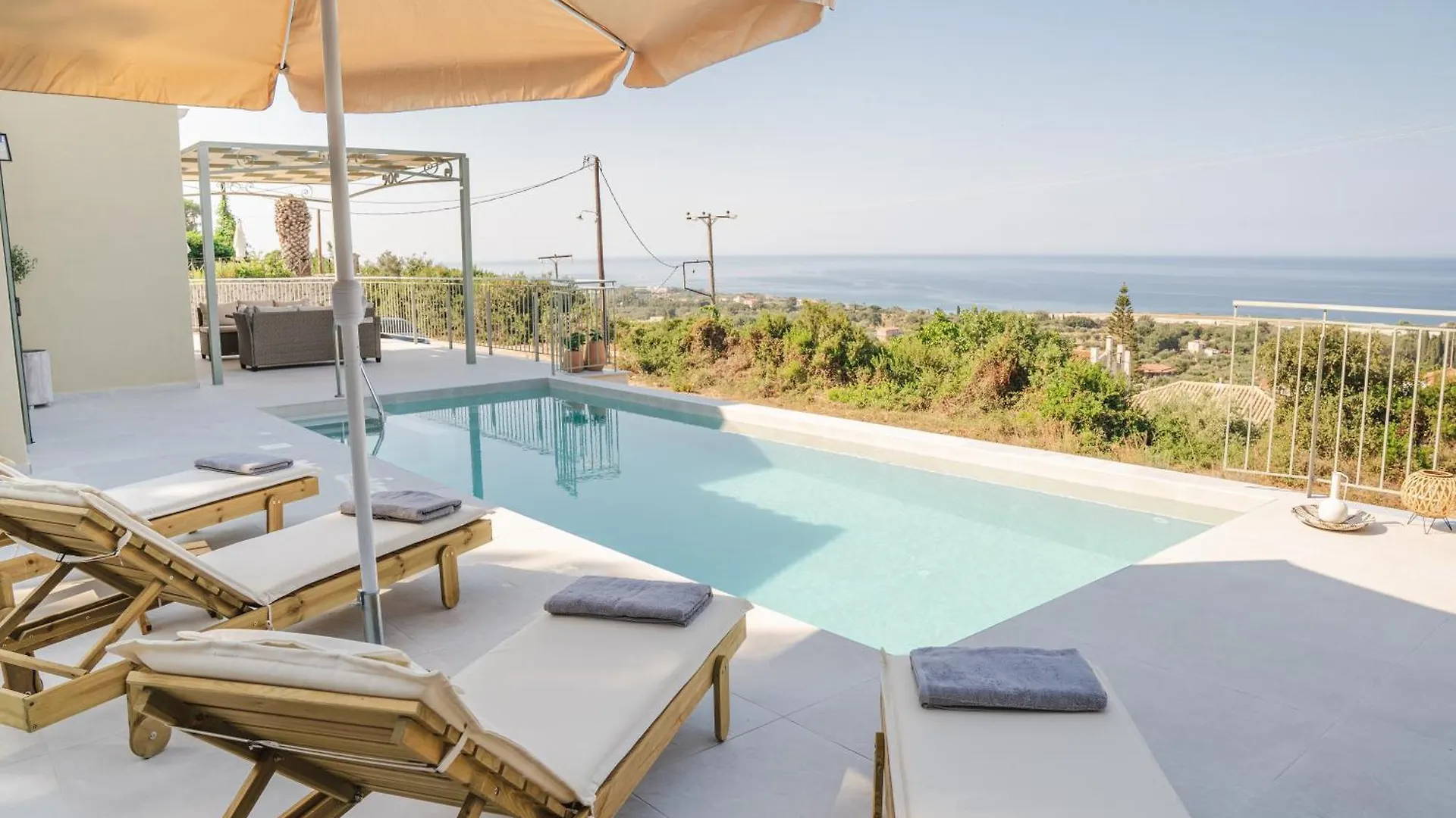 Luxury Villa Artemis Pool, Jacuzzi, Peace & Perfect Sunsets In Kefalonia 스보로나타