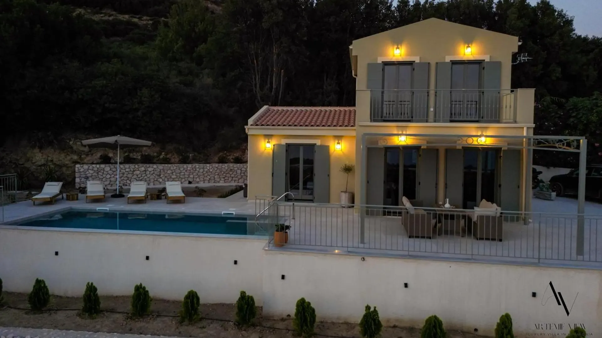 Luxury Villa Artemis Pool, Jacuzzi, Peace & Perfect Sunsets In Kefalonia Svoronata