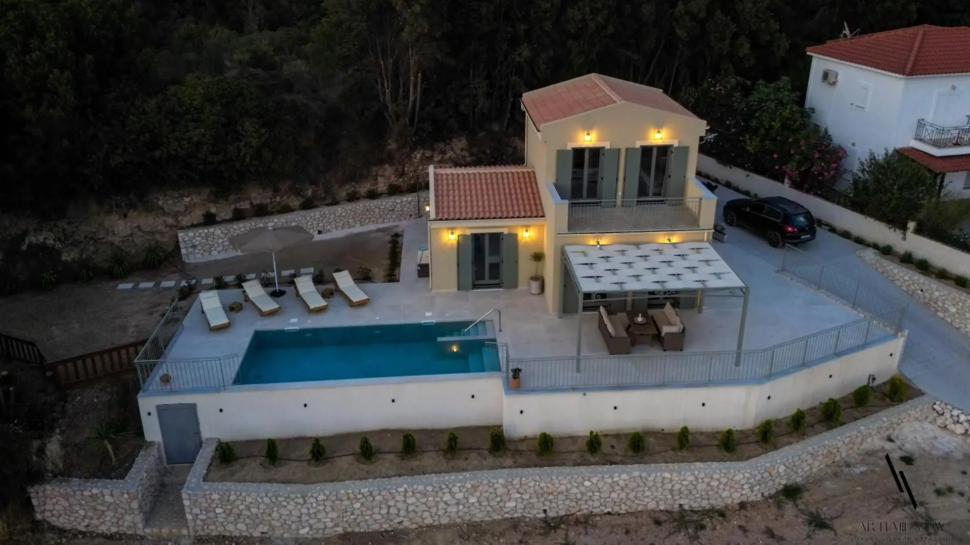 Luxury Villa Artemis Pool, Jacuzzi, Peace & Perfect Sunsets In Kefalonia Svoronata 0*,  Greece